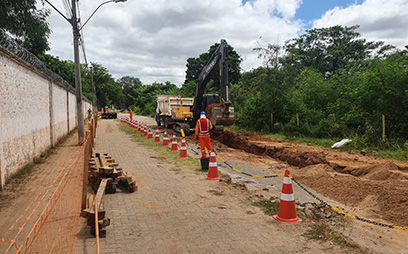 Adutora em Governador Valadares