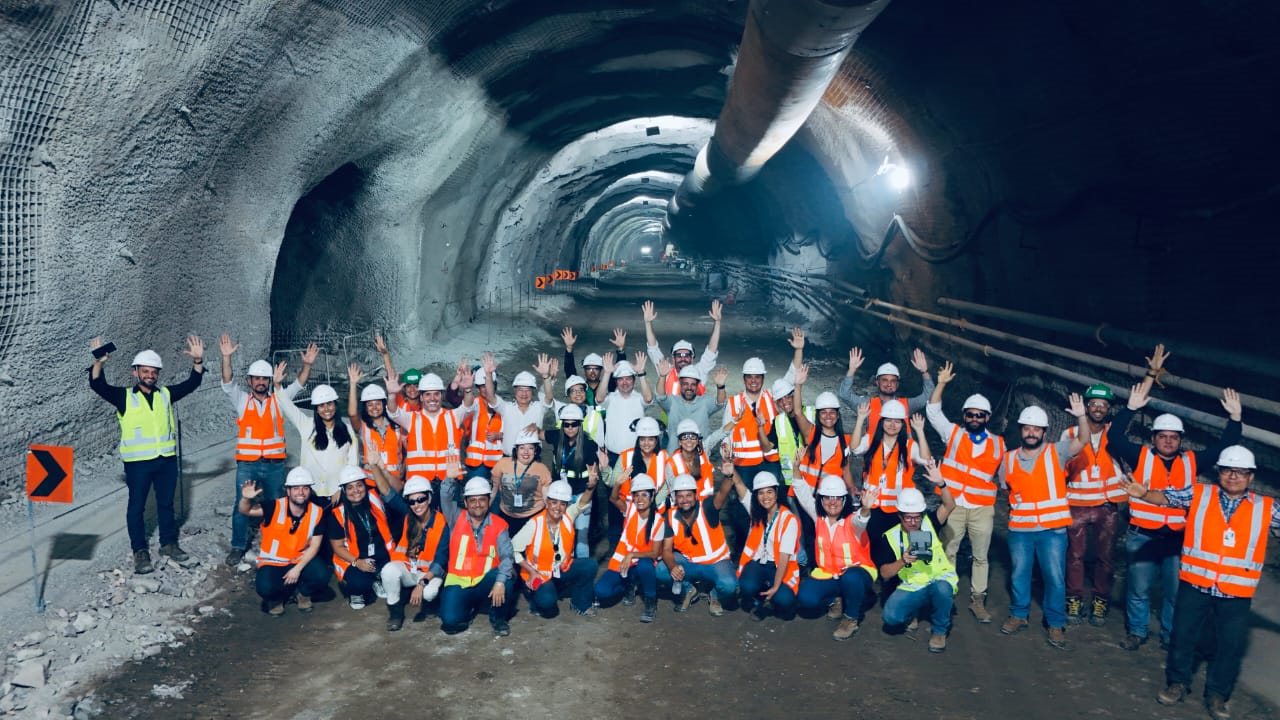 Perfuração do Túnel Luiz Bom