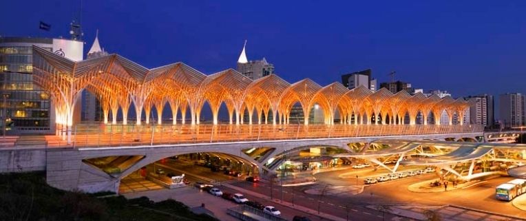 Estação Gare do Oriente - Lisboa, Portugal