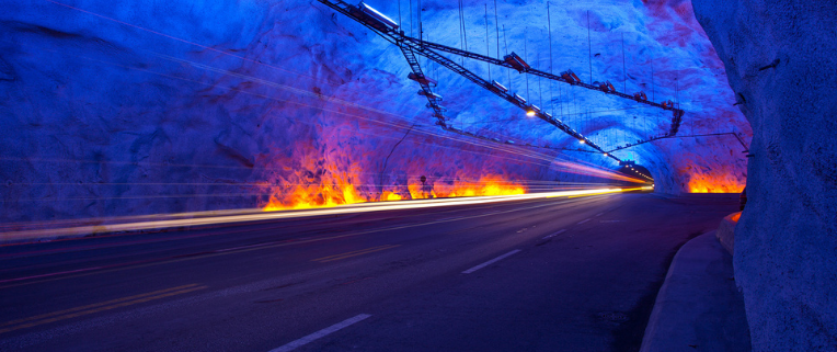 Túnel de Laerdal, Noruega